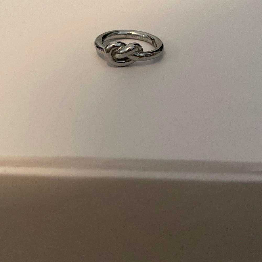 Micheal Kors Gunmetal “Knot” Ring